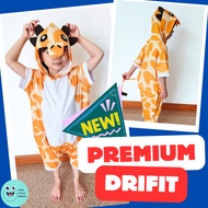 Premium Dri-Fit Safari Jungle Animal Giraffe Onesie Pyjamas Costume Kids Children’s Storybook Charac