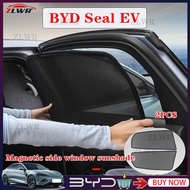 ZLWR BYD Seal EV special sunshade, magnetic side window sunshade, in-car privacy sunshade net BYD Se