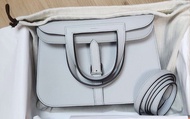 Hermes Halzan 25 聖杯藍銀扣 TC  w stamp