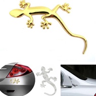3D Gecko Gold Metal Sticker Avoid Accidents Lucky Decoration Locomotive Car Household Suitable For G