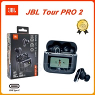 Original JBL Tour PRO 2 True Wireless Bluetooth Earphones Stereo Earbuds sports Headphones with Smart LCD Screen HK version