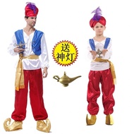 Halloween cos Costume Prince Adult Aladdin Clothes Magic Lamp Halloween cos Costume Prince Adult Ala