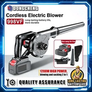 998VF Cordless Blower | 1200W 2-in-1 Blowing & Suction | Rechargeable Lithium Battery | Portable Dus