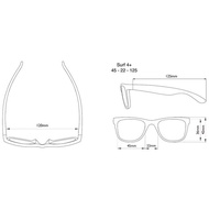 Real Shades Screen Shades (4yrs+) Surf Shiny Black With Pouch