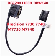 Suitable for Dell Precision 7730 7740 M7730 M7740 Battery Cable Connection Cable 0RWC40