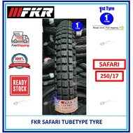 TAYAR FKR MOTORCYCLE TYRE SAFARI (MOTO CROSS) 250-17, 2.50-17 TUBE TYRE (TAYAR ON-OFF ROAD ) [ TAYAR