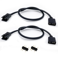 1-to-1 ARGB Extension Cable, 5V 3-pin to JST SM 3Pin Male Adapter Cable, 5V 3-Pin Digital Addressabl