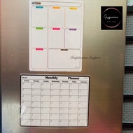 Magnet Fridge Planner + 3Marker [weekly/monthly] Size A4