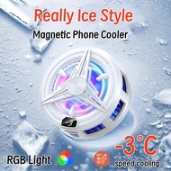 【New Ice Style】 Phone Cooler for Gaming Semiconductor Cooler Powerful Cooler For Phone Phone Radiato
