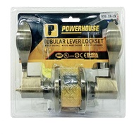 POWERHOUSE PRO SERIES Curved Tubular Bathroom Lever Lockset PH809ABBK US5 PHDH TFM