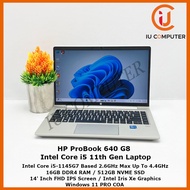 HP PROBOOK 640 G8 INTEL CORE I5-1145G7 16GB RAM 512GB NVME SSD USED LAPTOP REFURBISHED NOTEBOOK