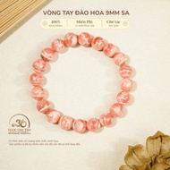 Ngoc Dan Tam - Peach Blossom Bracelet 9mm 5A - Earth Element & Fire Element