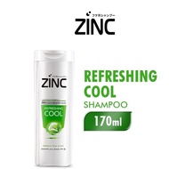 Zinc Shampoo Refreshing Cool Green Tea 170ml - Zinc Shampoo Botol - Zinc shampo 170ml