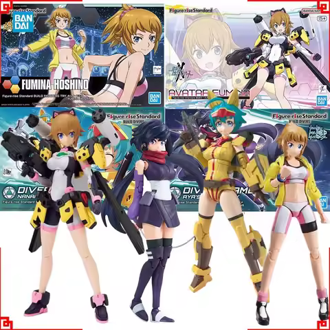 Bandai Gundam Model Kit FRS Diver Nami Ayame Avatar Fumina Fumina Hoshino Action Anime Figures Build