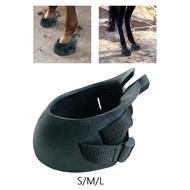 [mcqlqm] Horse Hoof Boots Rubber Equine Hoof Protector Multifunction Thick Protect Equine Shoe Horse