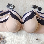 Bra BIG Size 42D 42E 44C 44E Vanity Wire Fair 76528 - Jumbo Comfortable Strong Support. Black Soft P