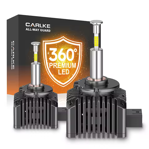Carlke D1S D3S Led Bulbs 360 1:1 Hid D2S D4S D5S D8S Car Light 12V 24V Motorcycle Truck Universal D1