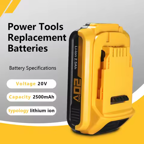 For DeWalt 20V 3000mAh Lithium Battery Replacement for DCB200 DCF887 DCG405 DCD791 18V/20V Power Too