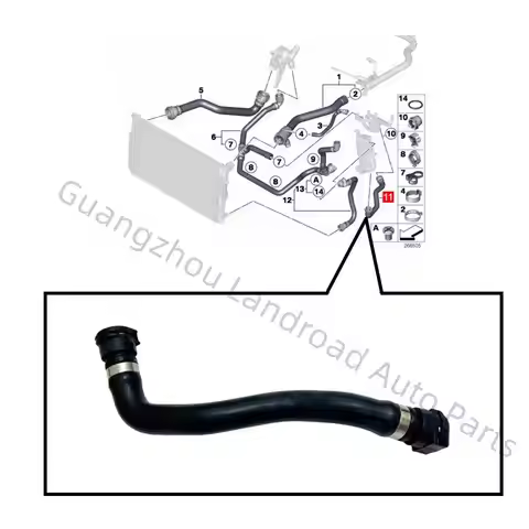 17127596835 Engine Radiator Coolant Hose For BMW F20 11-16 116i 118i 120i N13 F30 13-16 316i N13 F35