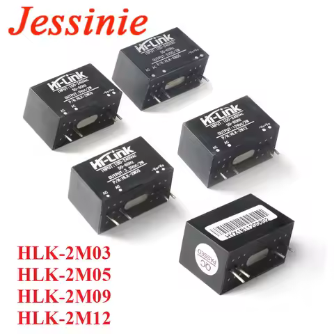 AC-DC Power Module AC to DC Mini Isolation Switch Power Supply Module 220v to 3.3v 5v 9v 12v HLK-HLK