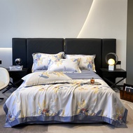 Ice Silk Cool Summer Quilt Washing Tianshi Summer Quilt Four-piece Set Air Conditioning Quilt Machin