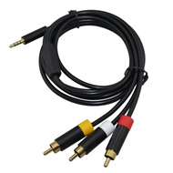High quality 3RCA AC Audio Video AV RCA Composite Cable for Cord Xbox 360 E Console