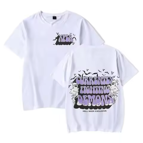 Fighting Demons HW Tee Sam and Colby T-shirt New Printed T-Shirt Men's Fashion Cotton Short Sleeve T