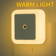 ฟลีวเวอ💝[Cod/ส่งเร็ว]💝โคมไฟปลั๊กพ่วงอุ่นสำหรับเด็ก,โคมไฟ LED ควบคุมด้วยระบบอัตโนมัติโคมไฟอุ่นไฟกลางคืนสีขาวสำหรับห้องนอนเซ็นเซอร์ตรวจจับการเคลื่อนไหวติดผนัง