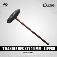 LIPPRO T handle hex key 10mm Hex L key 10 mm Model T