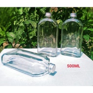 FLAT GLASS BOTTLE 500 FLAT GLASS BOTTLEML COFFEE JUICE DRINK BOTTLE