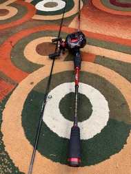 Joran UL carbon padat 2-6Lbs set Reel bc zorro