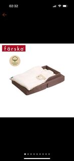 farska 可攜帶床墊/嬰兒床墊 9件組  - 有機棉(大型床）
