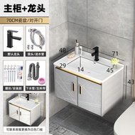 Toilet Cabinet Waterproof Stainless Steel Bathroom Cabinet  Good Sale For  SG With Mirror Sink Toilet Storage Cabinet With Mirror Bathroom Sink Light Luxury Stone Plate Modern MiniD Deliver