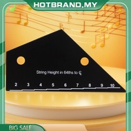 Stainless Steel Fret Leveling Guide Fret Rocker String Height Gauge Guitar Fret Leveling Ruler Guita