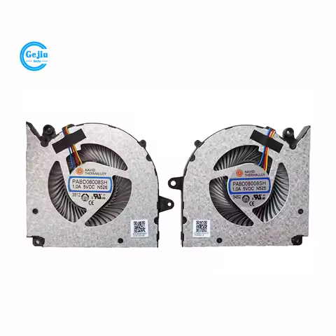 New Original LAPTOP CPU GPU Cooling Fan for MSI 15P2 17T2 Pulse16 C14VH N525 N526 PABD08008SH