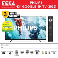 PHILIPS 43PUT7630 43" 4K UHD GOOGLE LED TV