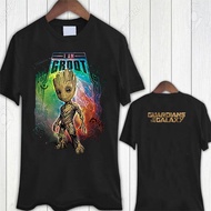 2-Sided T-Shirt I Am Groot Baby Groot Gurdian of The Galaxy
