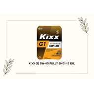 Kixx G1 5W40 FULLY Engine Oil 4L Engine Oil Ready Stock Below Market