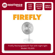 Firefly Rechargeable 6 Fan with Night Light FEL655