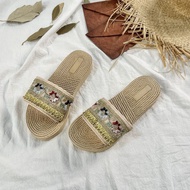 Bohemian Embroidered Slippers - Perfect for Seaside Vacations