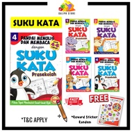 Siri Pandai Menulis dan Membaca Dengan Suku Kata 4 5 6 Tahun  Buku Latihan Aktiviti Prasekolah Tadika Pra Sekolah