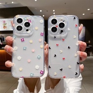 Cases for OPPO A79 5G A3 Pro A3S A5S A5 A7 A78 A36 A12 A12E Realme C53 C3 5 5I 6I Case Heart Love Si