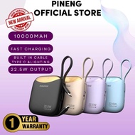 Smallest Powerbank Pineng PN830PD (10000mAh) type C input/output FAST CHARGHING&FREE POUCH