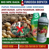 TERLARIS FUNGISIDA BIOPATEK DAN NPK GAZA Obat Melebatkan Kentang dan Semua Semua Jenis Tanaman & Ata