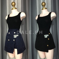 Denim&amp;Cotton Skirt / Skort / Palda short Size 24-36