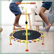 [FigatiaMY] Kids Trampoline Round Mini Trampoline Sturdy Toy Portable Jumping Mat 40'' for Home Indo