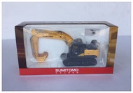 โมเดลรถขุดดินอะลูมิเนียม SUMITOMO SH210-6 ขนาด 1:50 ของแท้สำหรับผู้ใหญ่ อุปกรณ์งานวิศวกรรม โมเดลรถติ
