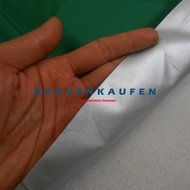 Kain Parasut Metalik Hijau - Silver Harga Per Meter