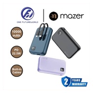 Mazer Infinite.Boost Power Link Trio 10K mAh Power Bank with Lightning &amp; USB-C [2 Years Warranty] by One FutureWorld