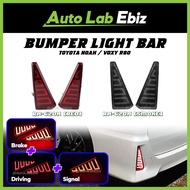 Toyota NOAH VOXY 80 R80 2014-2021 Tail Rear Bumper Lights Bar Lamp LED Reflector Running Signal Brak